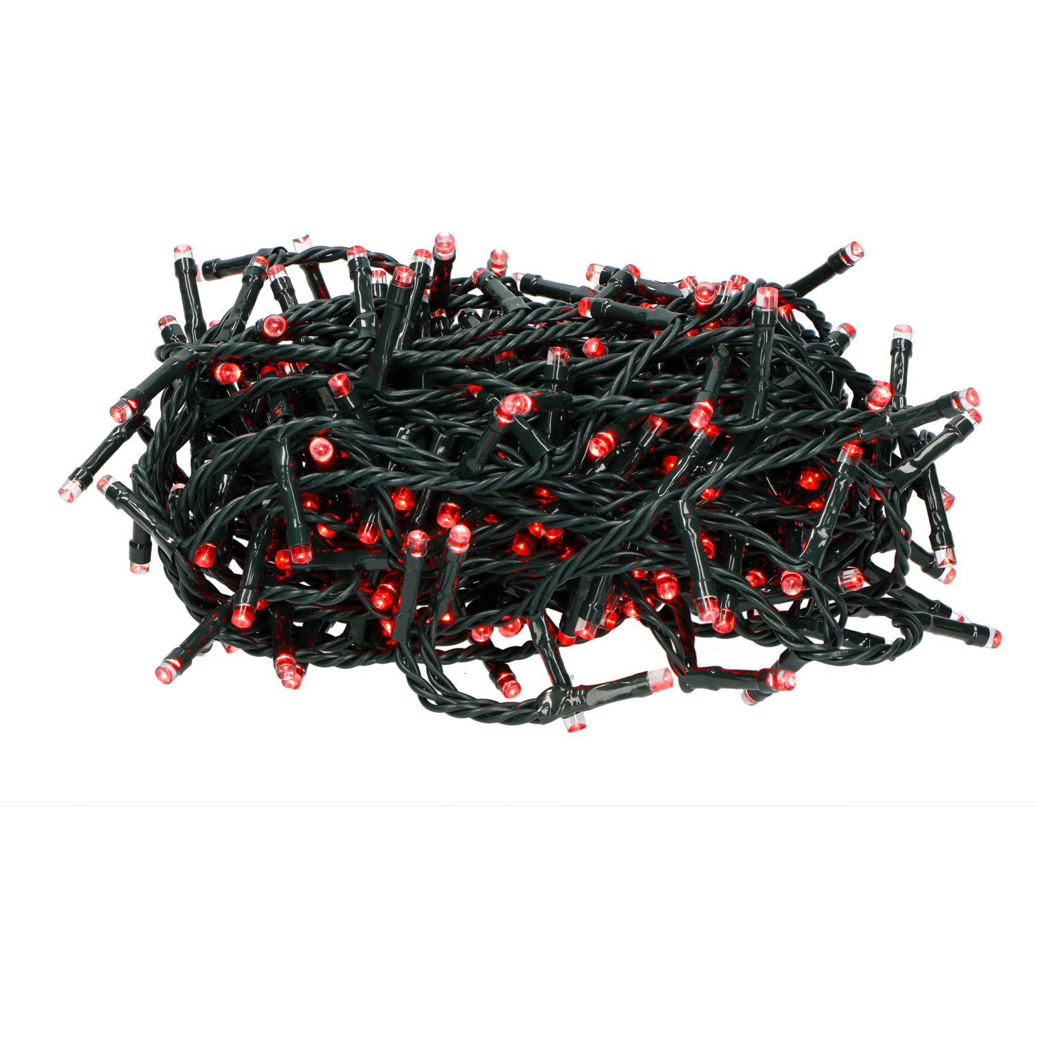 DICTROLUX - Catena Luminosa 180 LED Rosso 7,2 metri